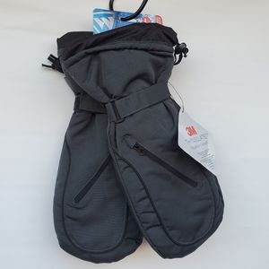 🎁 Ski Snow Mittens Fleece Lined Warming Pocket